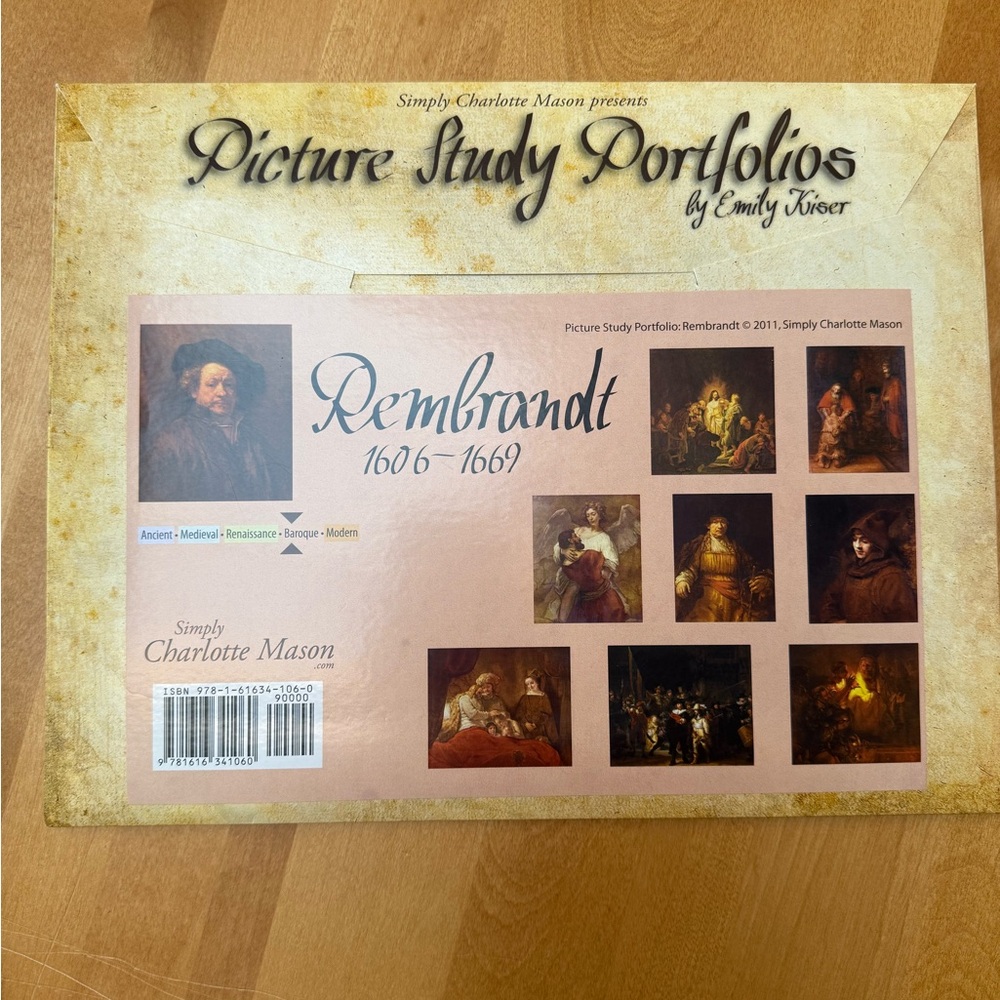 SOLD: Rembrandt Picture Study Cards